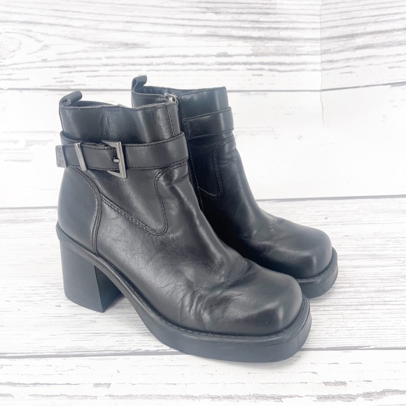 HarleyDavidson Shoes Womens Vintage Harley Davidson Block Heel